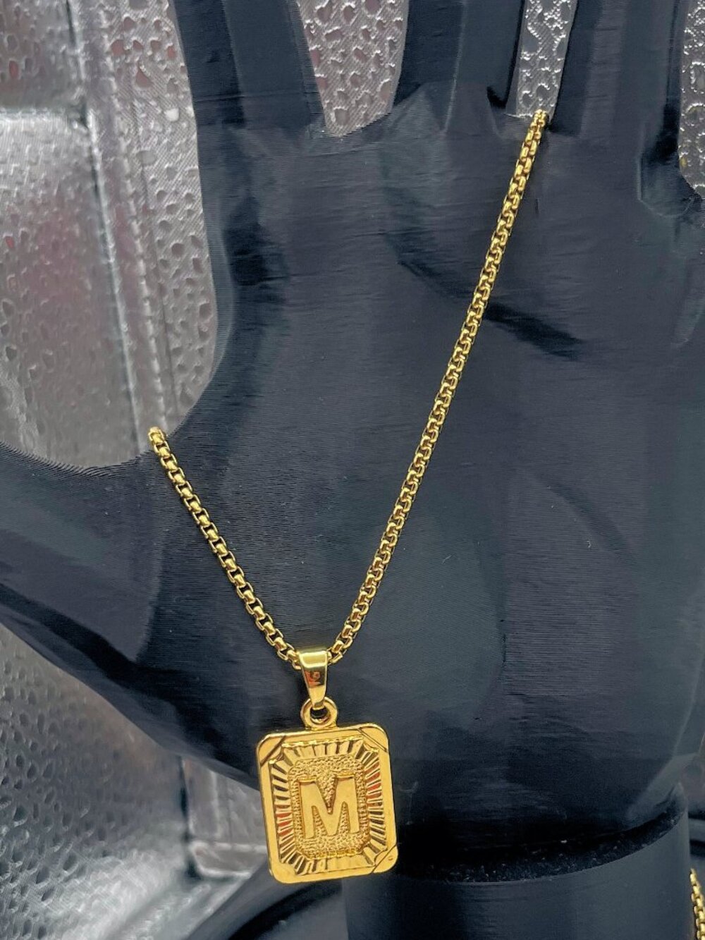 M Monogram Pendant